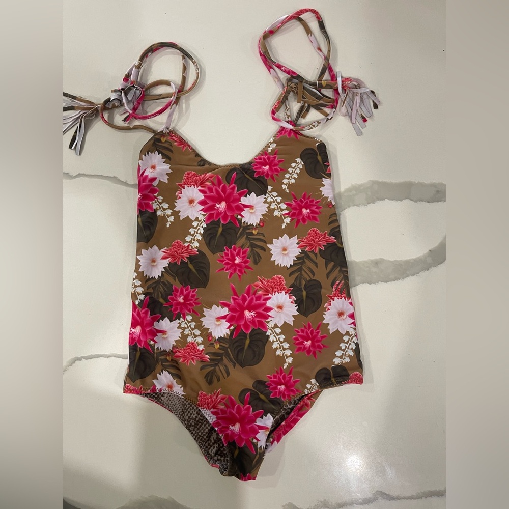 Acacia Honey One Piece in Lei Day